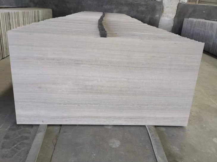 White Wood Marble For Hotel Floor