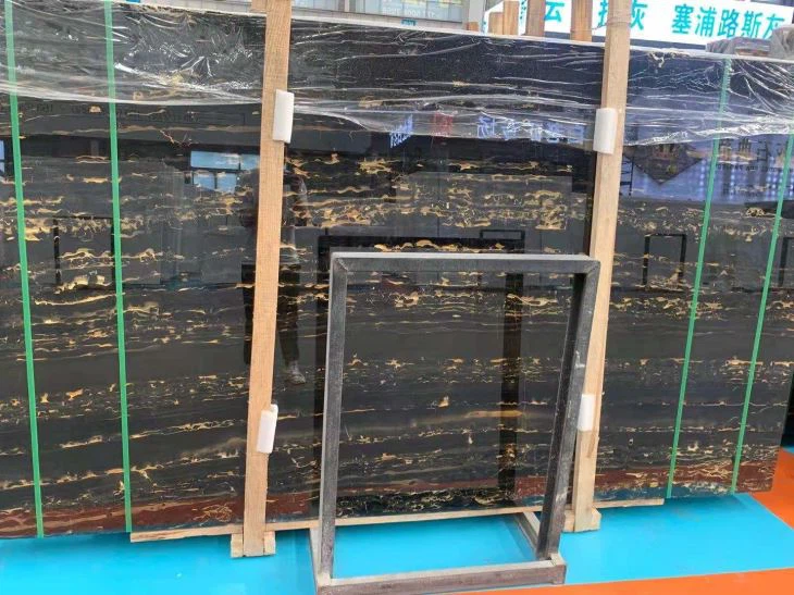 Portoro Gold Marble Slab