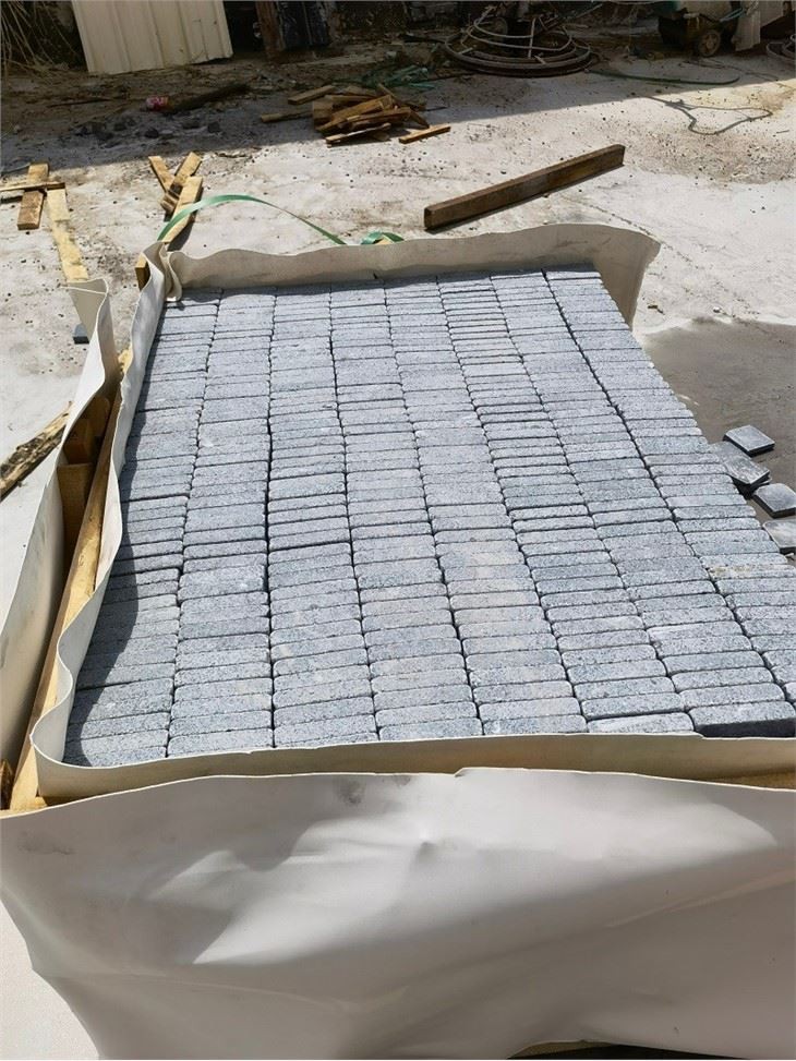 Dark Grey Granite Paving