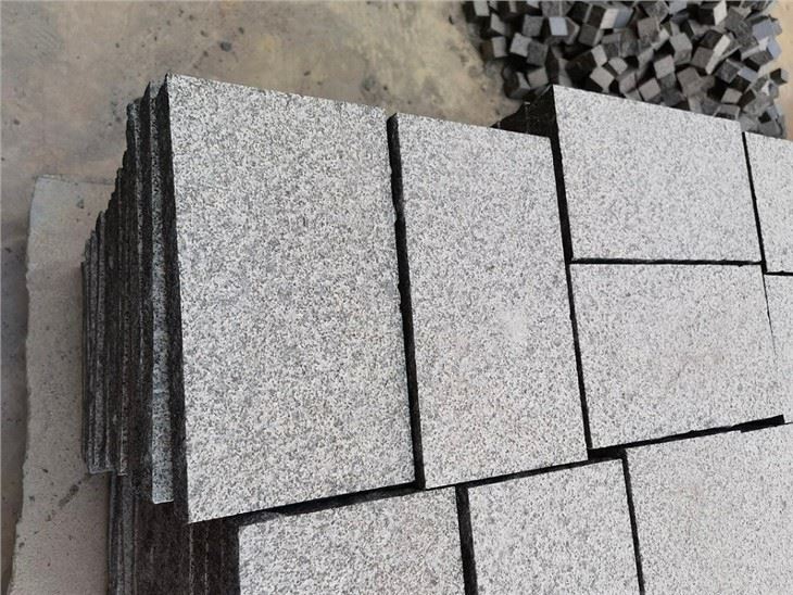 Dark Grey Granite Paving